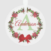 Couronne de Noël personnalisée (dos)
