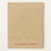 Couronne de Noël, typographie papier texture 3 ann (Dos)