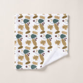 Couronne de nom de verdure de Thanksgiving automne (Gant de toilette)