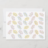 Couronne de Pâques pour invitation au brunch  (Dos)