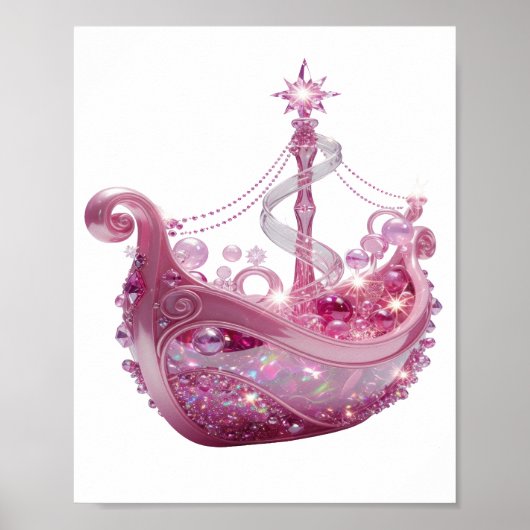 Couronne de princesse argentée moderne impression (Devant)