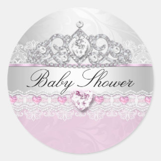 Couronne de Princesse Rose & Autocollants pour Bab