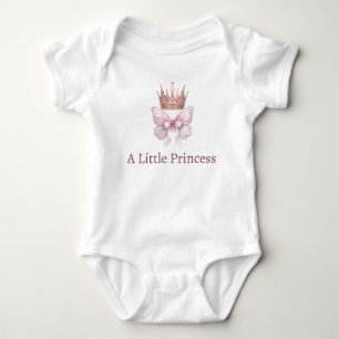 Couronne de princesse rose royale Body bébé