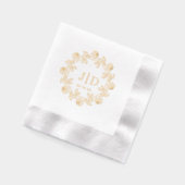 Couronne de Roses 2 Monogramme initial du Mariage  (Gauche)