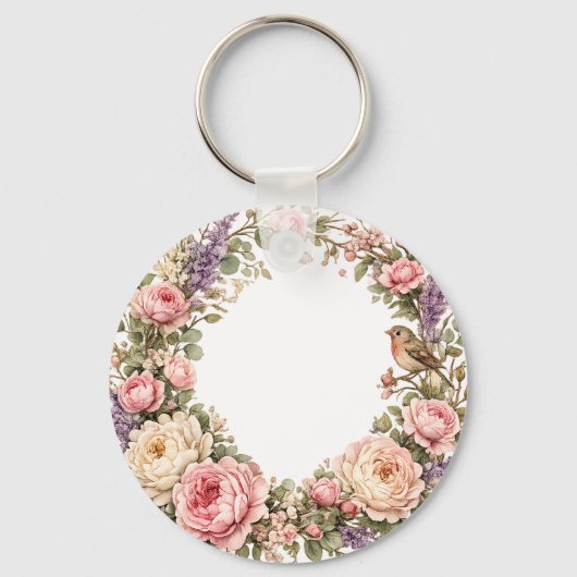 couronne de roses porte-clés (Recto)