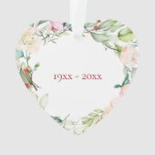 Couronne de roses pour les 40 ans de mariage Rubis (dos)