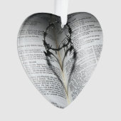 Couronne d'épines Coeur et Bible (devant)