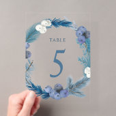 couronne d'hiver numéro de table cinq panneau (In situ (ordinateur de poche))
