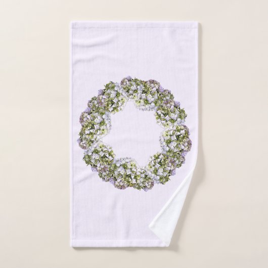 Couronne d'Hydrangea (Serviette à main)