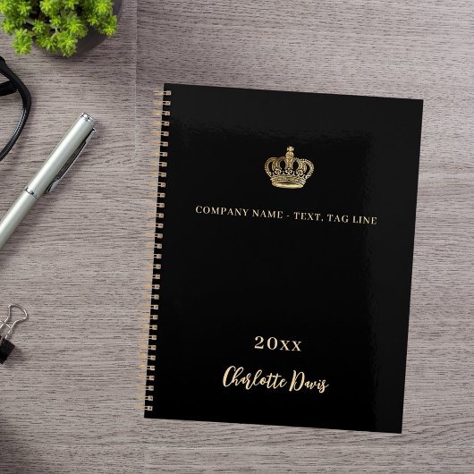 Couronne d'or noire nom année entreprise