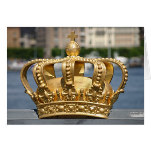 Couronne dorée, pont Skeppsholm, Stockholm, Suède