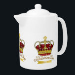 Couronne du jour du couronnement<br><div class="desc">Conception de la Couronne de style Tudor pour commémorer le couronnement du roi Charles III.</div>