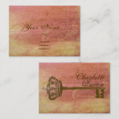 Couronne et cartes de visite élégants de style (Devant / Derrière)