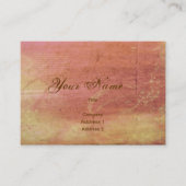 Couronne et cartes de visite élégants de style (Devant)