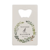 Couronne feuillage rustique fête de mariage d'hive (Devant)