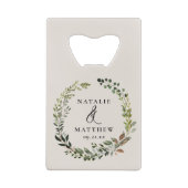 Couronne feuillage rustique fête de mariage d'hive (Dos)