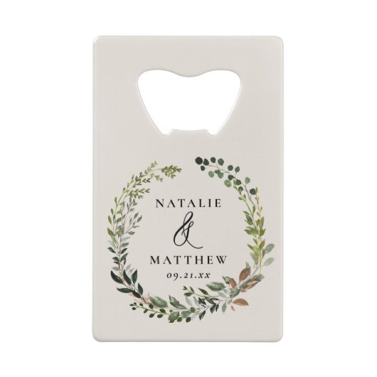 Couronne feuillage rustique fête de mariage d'hive (Dos)