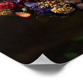 Couronne florale d'automne - Impression d'art (Coin)