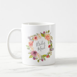 Couronne florale estivale vibrante   Mug demoisell