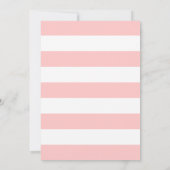 Couronne florale | Invitation à une baby shower (Dos)