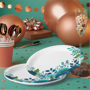 Couronne florale rustique de ferme assiette en pap
