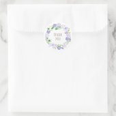 Couronne florale | Stickers Merci (Sac)
