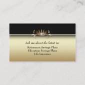 Couronne moderne professionnelle de carte de (Dos)