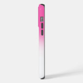 Couronne Ombre rose entourée de monogramme Nom (Côté gauche)