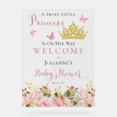 Couronne | Papillons Floral Princess Baby shower (Recto)