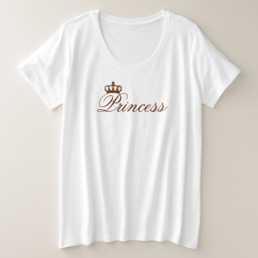 Couronne princesse (options de style et de taille) (Design devant)