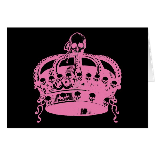 Couronne rose de crâne (Devant horizontal)