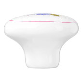 Couronne rose et Fleurs tiroir Tirer Tirer Bouton (Côté)