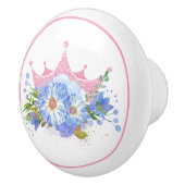 Couronne rose et Fleurs tiroir Tirer Tirer Bouton (Droite)