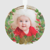 Couronne rustique de Noël de grand-mère pour premi (dos)
