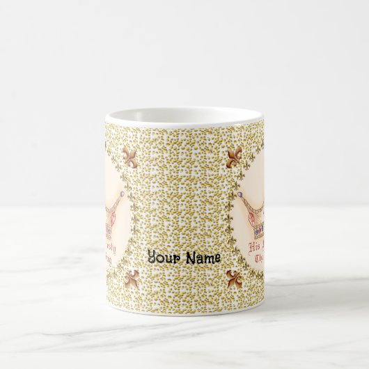 Couronne Sa Majesté King mug (Centre)