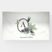 Couronne scintillante pour Bébé Bannière fille (Horizontal)