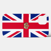 Couronne sur le Coque du drapeau britannique patri (Verso (horizontal))