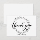 Couronne Vintage Plat Merci (Devant / Derrière)