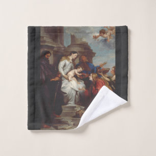 Couronnement de sainte Rosalie par Antoine van Dyc