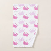 Couronnes royales roses Fairytale Prince Storybook (Serviette à main)