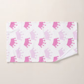 Couronnes royales roses Fairytale Prince Storybook (Serviette à main)