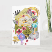 COURRIER COURRIER COURRIER Chow chien carte d'art (Devant)