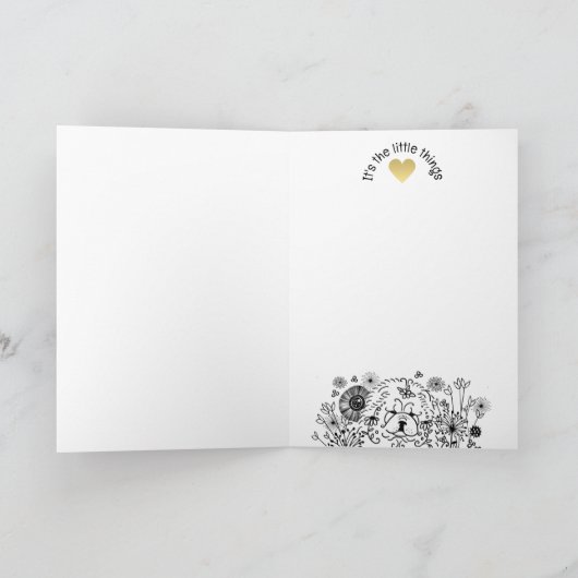 COURRIER COURRIER COURRIER Chow chien carte d'art (Intérieur)