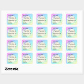 Courrier d'escargot - Stickers d'enveloppes (Feuille)
