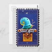 Courrier électronique, carte postale pour le franc (Devant / Derrière)