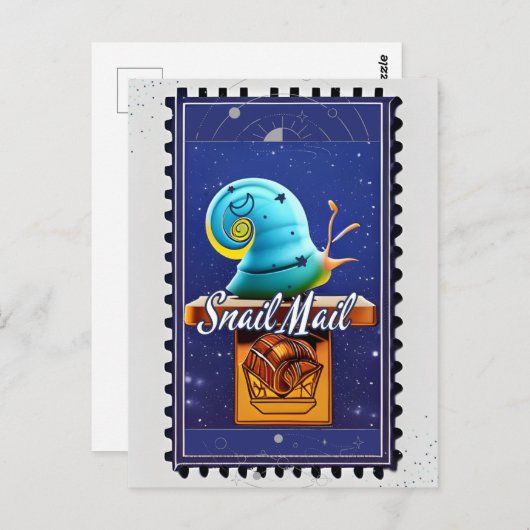 Courrier électronique, carte postale pour le franc (Devant / Derrière)