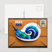 Courrier électronique, carte postale pour le franc (Devant / Derrière)