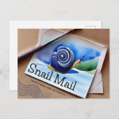 Courrier électronique, carte postale pour le franc (Devant / Derrière)