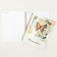 Courrier papillon vintage personnalisé