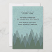 Cours de corde Invitation de fête d'anniversaire (Dos)